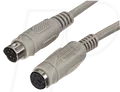 Produktbild: AK 3237 EFB - Kabel PS/2 Stecker auf Buchse, 5 m