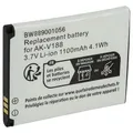 Produktbild: vhbw Akku Ersatz für Emporia AK-V188 für Handy Smartphone Telefon (1100 mAh, 3,7 V, Li-Ion)