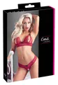 Produktbild: Cottelli LINGERIE Sexy offener Tanga-BH im Schritt, Rot, L