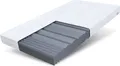 Produktbild: Matratze 80x200 cm orthopädisch 7 Zonen Kaltschaum H4 ca. 14 cm Höhe atmungsaktiv Bezug waschbar für Allergiker geeignet COMFORT Plus