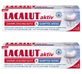 Produktbild: ✅ Lacalut aktiv Zahnpasta Zahnfleischschutz sanftes Weiß Zahncreme 2x 75ml ✅