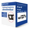 Produktbild: Auto Hak Anhängerkupplung abnehmbar für FORD Kuga III Typ DFK AHK