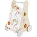 Produktbild: Lauflernwagen, Weiß, Orange, Natur, Grün, Holz, 37x35x51 cm, Spielzeug, Babyspielzeug, Lauflernwagen