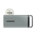 Produktbild: SAMSUNG PSSD T5 EVO Festplatte, 2 TB SSD, extern, Grau