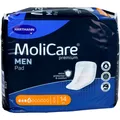 Produktbild: MoliCare Premium Men Pad, 4 Tropfen, 34 x 18 cm 14 St