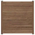 Produktbild: Woodtex Sichtschutzelement Bohlenset für Steckzaunsystem GARDO XL DIY Kiefer braun 180 cm x 194 cm