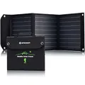 Produktbild: Bresser Solar Ladegerät 40W mit 1x DC- und 3x USB-A-Anschlüssen inkl. USB-A-Buchse mit QC3.0 zur Schnellladung, Solar-Panel als Ladegerät für Smartphones, Power-Banks etc.
