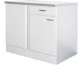 Produktbild: Flex Well Eckunterschrank Wito BxTxH 110 x 60 x 85 cm weiß matt zerlegt Anschlag