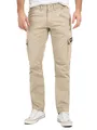 Produktbild: Rock Creek Herren Hose Stretch Cargo Basic Sommer Hose Regular Fit Lange Hose Stoff Hose Sommerhose Männerhose H-398 Beige W32 L34