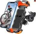 Produktbild: Handyhalterung Fahrrad Lenker, [Sicheres Schloss] 360° Drehbar Universal Handyha