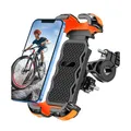 Produktbild: Handyhalterung Fahrrad Lenker 360 drehbar für 4,7-6,8 Zoll Smartphones, Orange