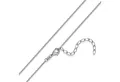 Produktbild: Materia Gliederkette Damen Silber Ankerkette 42-47cm K142, 925 Sterling Silber, rhodiniert