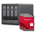 Produktbild: UGREEN DXP4800 32TB WD Red Pro NAS-Bundle NAS inkl. 4x 8TB WD Red Pro 3.5 Zoll SATA Festplatte