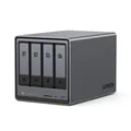 Produktbild: UGREEN NASync DXP4800 4-Bay NAS Server, Intel N100 Quad-Core, 8GB DDR5, 2×2,5GbE LAN, 2×M.2 NVMe-Steckplätze, 4K HDMI, Kompatibel mit Drittanbieter NAS Festplatten/HDD für Heim & Büro (Diskless)