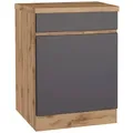 Produktbild: Held Küchenunterschrank, Grau, Eiche Wotan, 60x86x60 cm, Küchen, Küchenmöbel, Küchenschränke, Küchenunterschränke