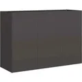 Produktbild: vidaXL Pflanzkübel Schwarz 120x40x80 cm Kaltgewalzter Stahl 860717