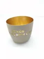 Produktbild: Gift Company Schoen das es Dich gibt Windlicht, Eisen, 10cm, Gold