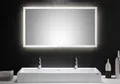 Produktbild: LED Spiegel 120 x 65 cm mit Touch Bedienung Badspiegel beleuchtet  Leuchtspiegel