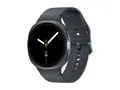 Produktbild: Samsung Galaxy Watch8 - 44 mm - Carbon-Schwarz - intelligente Uhr mit Sportband - Gummi - Graphit - Bandgröße: M/L - Anzeige 3.7 cm (1.47