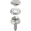 Produktbild: Druckknopf Edelstahl 20x Schraubknopf 10mm 15mm für Fahrzeuge Boote
