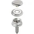 Produktbild: Druckknopf Edelstahl 20 Stück 10mm 15mm Schraub-Set für Boote Auto Plane