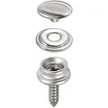 Produktbild: Druckknopf Edelstahl 20 Stück, 3-teiliges Schraub-Set, 10mm oder 15mm länge