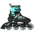 Produktbild: RAVEN Profession Inlineskates Inliner für Kinder und Erwachsene OPTIONAL 2in1 mit Schlittschuhen verstellbar (Black/Mint ohne Kufen 38-42 (25cm-27,5cm))