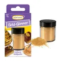 Produktbild: BackDecor Gold Puder mit Glitzereffekt, Glimmer, essbarer, neutraler Geschmac...