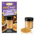 Produktbild: BackDecor Lebensmittelfarbpuder Gold, 7 g,  Essbares Gold Puder, Lebensmittelfar