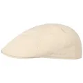 Produktbild: Stetson Texas Cotton Flatcap UV Schutz 40+ Unifarbene Schirmmütze Frühjahr Sommer Hellbeige XL (60-61 cm)