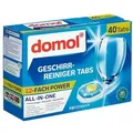 Produktbild: domol Geschirr-Reiniger Tabs All-In-One »12-fach Power« - 40 Stück gelb