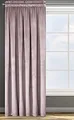 Produktbild: Design91 Samtvorhang Kräuselband Blickdichte Vorhänge Samt Velours 135x270 Samtvorhänge ROSA (pude)