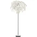 Produktbild: stehleuchte Leavy 180 x 70 cm Stahl verchromt/weiß - Weiß