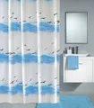 Produktbild: Kleine Wolke Duschvorhang Seaside Breite 180 cm (1-tlg)