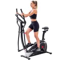 Produktbild: Christopeit Crosstrainer Heimtrainer AX 6500 für Zuhause, 2-in-1 Hybrid – Flexibler Cross- & Hometrainer mit 10-stufigem Widerstand, LCD-Display, Pulssensoren & Tablet-Halterung