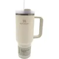 Produktbild: Stanley Quencher H2.0 FlowState Isolierbecher mit Strohhalm, 1,2 l, kalt für 11 - Creme