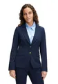 Produktbild: Betty & Co Damen Klassischer Blazer mit Taschen 40, Dunkelblau