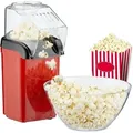 Produktbild: Popcornmaschine Für Zu Hause Schnelle Fettfreie Zubereitung Mit Heißluft 1200w Mit Messbecher