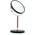 Produktbild: Intirilife Schminkspiegel, Schwarz, Metall, 15x34.5x18.7 cm, Spiegel, Schminkspiegel