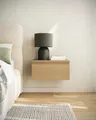 Produktbild: Selsey Nachttisch BEMMI, Wandnachttisch mit Schublade – schwebendes Design, matt, 48 cm breit