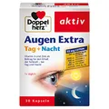 Produktbild: Doppelherz Augen Extra Tag + Nacht/Nahrungsergänzungsmittel mit Vitamin A & Zink als Beitrag für den Erhalt der normalen Sehkraft - plus Heidelbeer-Extrakt & Lutein / 1 x 30 Kapseln