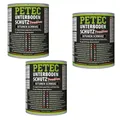 Produktbild: Petec 3x Unterbodenschutz Bitumen Pinseldose Schwarz 1L
