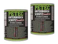 Produktbild: 2x PETEC Unterbodenschutz Bitumen Pinseldose Schwarz - 1 Liter Dose - 73100