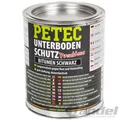 Produktbild: 1 Liter PETEC UNTERBODENSCHUTZ BITUMEN SCHWARZ PINSELDOSE ROST STEINSCHLAG AUTO