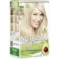 Produktbild: Garnier Nutrisse Ultra Crème Coloration Dauerhafte Pflege-Haarfarbe 10.1A Extra kühles Hellblond 3600541043060