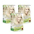 Produktbild: Garnier Nutrisse Pflegende Intensivtönung mit nährenden Fruchtölen, Coloration mit 8 Wochen Halt, Farbsensation Haarfarbe, 10.1A Extra Kühles Blond