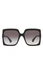 Produktbild: Gucci Damenbrille, Schwarz/Schwarz/Grau, 58