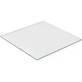 Produktbild: Relaxdays Glasplatte, 70x70 cm, 8mm dick, gehärtetes ESG, eckige Glasscheibe für Tisch & Kamin, Tischplatte, transparent