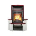 Produktbild: Hark Dauerbrandofen Kaminofen Avenso GT ECOplus Ofenkacheln bordeaux-rot 6 kW