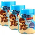 Produktbild: (EUR 19,04/Kg) 3x Lino Lada Milk Brotaufstrich Linolada 350g Milchcreme White 3x